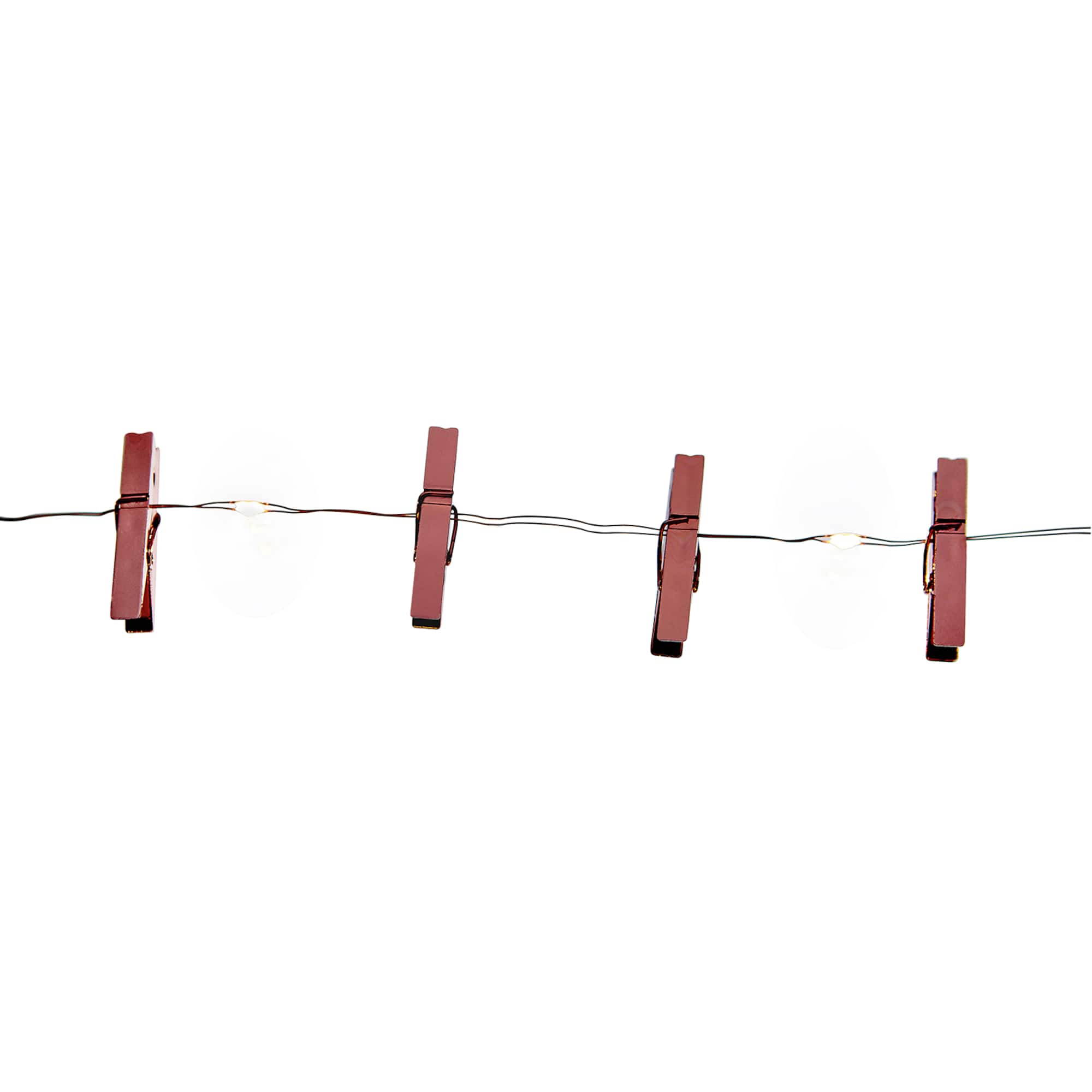 45ct. Warm White LED Rose Gold Clip Lights by Ashland®